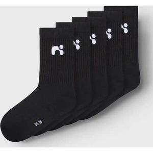 Name-it 5-pak - kinder sport sokken - 36 - Zwart.