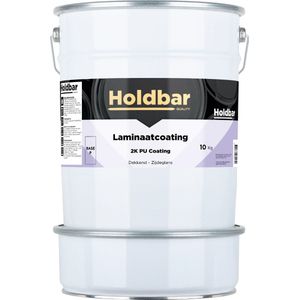 Holdbar Laminaatcoating Gebroken Wit (RAL 9010) 10 Kg - Laminaat Verf - Vloerverf - Alle Kleuren - Krasvast - UV-bestendig - Vergeelt niet - Gemakkelijk Schoonmaken - 2 Componenten