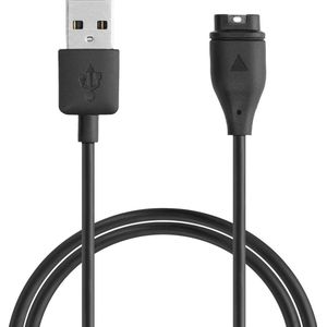 kwmobile USB-oplaadkabel geschikt voor Garmin Venu 2 Plus / Fenix 7 / Vivomove sport kabel - Laadkabel voor smartwatch - in zwart