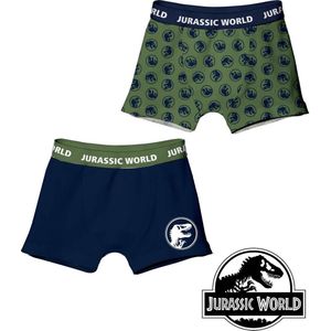 2 stuks Boxershort Jurassic world maat 110/116