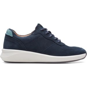 Sneaker Clarks Women Un Rio Sprint Navy Nubuck