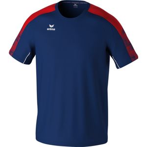 Erima Evo Star T-Shirt Heren - Marine / Rood | Maat: 3XL