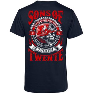 T-shirt Sons Of Twente | Kerstcadeau | Cadeau voor man | Vaderdag | Navy | maat XXL