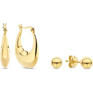 Parte Di Me Sorprendimi Dames oorringen/Giftset/Oorbellen/Oorknoppen Gouden plating/Zilver - Goud