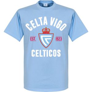 Celta de Vigo Established T-Shirt - Lichtblauw - XXL