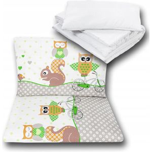 Babyslaapzak 120x90 cm met Woolling - 4 delen Katoen