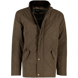 Barbour - Tussenjas - Bruin - Geruit - Polyester zonder Capuchon