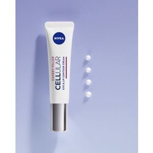 NIVEA - Oogcrème - CELLular Expert Filler Anti-Veroudering - Voor ouder wordende huid - Met Hyaluronzuur & Puur Foliumzuur - 15 ml - 1 stuk