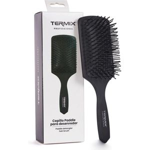 Ontklittende Haarborstel voor Gemakkelijk Borstelen zonder Rukken - Zwart