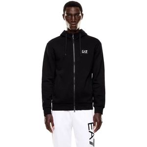 EA7 - 8NPM38_PJVTZ - Sweater - Zwart - Modern - Katoen