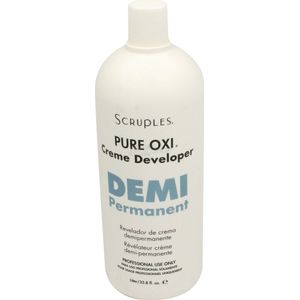 Scruples Pure Oxi Creme Developer - Demi Permanent - Coloration - 1000 ml Demi Permanente Kleurontwikkelaar 1000ml