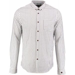 Cast iron katoen linnen overhemd - Maat  S