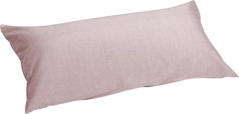 Yumeko kussensloop katoen TENCEL™ roze chambray 40x80 - Biologisch & ecologisch - 1 stuk