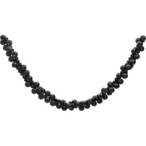 vidaXL-Kerstslinger-ballen-175-cm-polystyreen-zwart
