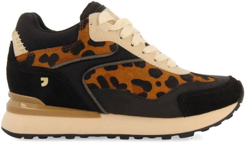 GIOSEPPO Pavilion - Sneakers - Luipaard Print - Gevoerd Voetbed - Sleehak 3 cm