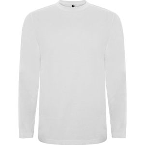 Wit Effen t-shirt lange mouwen model Extreme merk Roly maat 3XL