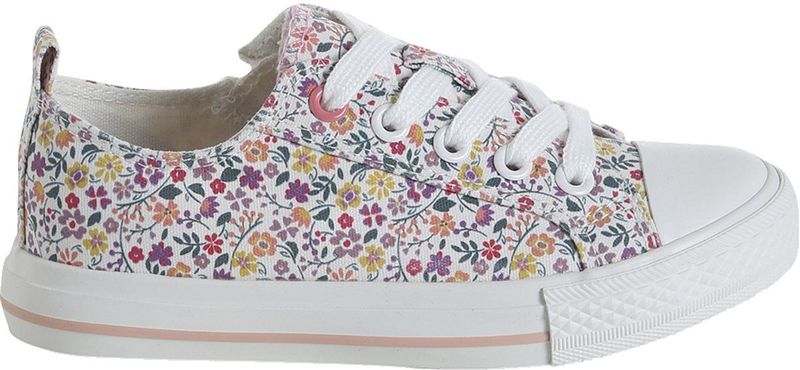 VERTBAUDET - Kleuterschoolcollectie - Canvas Kindersneakers - Rouge - Met Veters en Rits