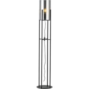 EGLO Glastonbury Vloerlamp - 1 lichts - Ø25 cm - E27 - Zwart