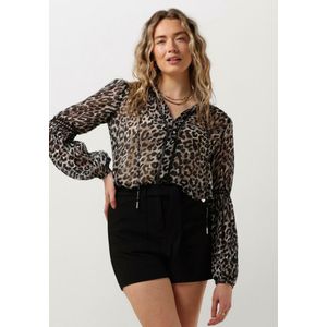 Guess Josette Top Tops & T-shirts Dames - Shirt - Grijs - Maat XS