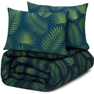 Decoware® Dekbed zonder overtrek - inclusief kussensloop - Palma - Microvezel - 300gsm - 200x200 + 2st. 60x70 cm