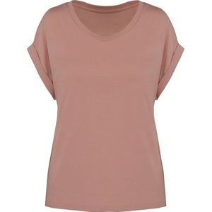 Native Spirit - Ecologisch Damesshirt - Petal Rose - Met Mouwen Met Omslag NS309