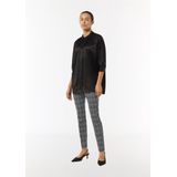 COMMA - Leggings - Zwart - Dierenprint - Slimfit - 7/8 lengte