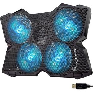 DD Laptop Cooler - Laptop Standaard - 41x28x4cm - Blauw