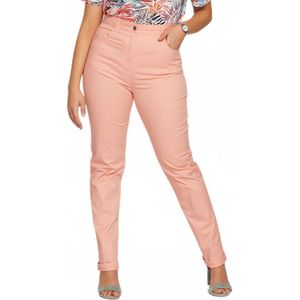 5-pocket stretch katoenen broek met rechte pijpen