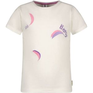 B.Nosy Zomer t-shirt meisjes Ecru beige - Tammy