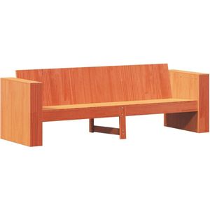 vidaXL - Tuinbank - 3-zits - 189x60x62 - cm - massief - grenenhout - wasbruin