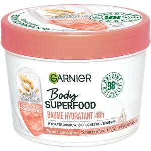 Garnier Body Superfood Probiotica & Havermelk - 48 uur hydratatie - 98% ingrediënten van natuurlijke oorsprong - Voor het hele gezin - Body Superfood - 380 ml