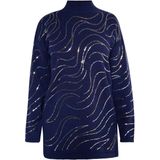 usha - BLACK LABEL - Gebreide Trui - Lange Trui - Met Pailletten