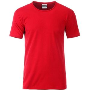 Fusible Systems - Heren James and Nicholson Standaard T-Shirt (Rood)