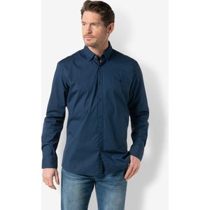 Twinlife Heren Essential - Overhemden - Lichtgewicht - Elastisch - Blauw - L