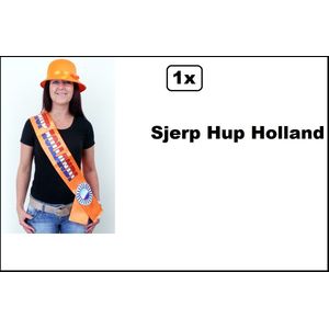 Sjerp Hup Holland - EK Oranje thema feest Holland Nederland festival fun feest sjaal