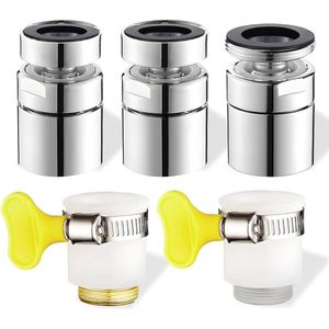 20 mm 22 mm 24 mm - Pack of 5 Faucet Aerator Kit for Kitchen and Bathroom Sink