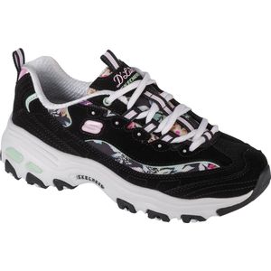 Skechers D'Lites-Blooming Fields 149794-BKMT, Vrouwen, Zwart, Sneakers, maat: 35