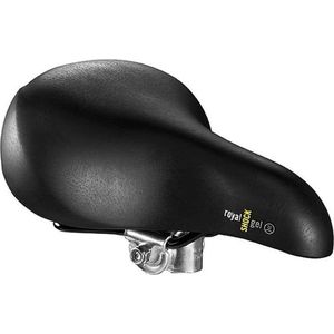 Selle Royal zadel shock gel met strop en lederen handvatten 125 mm Classy Combo