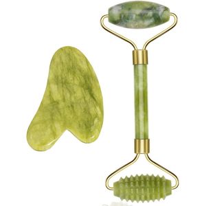 Gezichtsroller en Gua Sha Set voor Huidversteviging en Verjonging