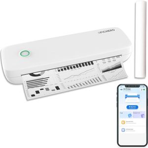 Draadloze Draagbare Thermische Printer A4 | Mobiele Inktloze Printer voor Thuis | WiFi & Bluetooth | Ideaal voor Documenten & Labels