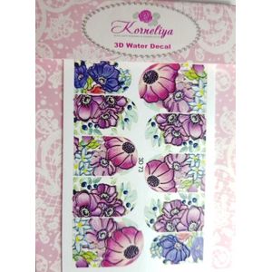 Korneliya 3D Waterdecal - 3D 073 Donker