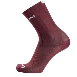 Nalini - Unisex - Warme Fietssokken Winter - met Merinowol - THERMO WOOL SOCKS - RED WHINE - 41-43