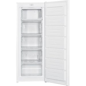 Wiggo WF-UR14E(W) - Kastmodel Vriezer - 161 Liter - 143 cm hoog - Energielabel E - 5 jaar garantie - Diepvrieskast - Vrijstaand - 5 lades/vakken - Wit