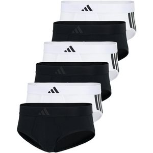 adidas Heren slip / onderbroek 6 pack Active Flex Cotton 3 Stripes