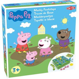 Tactic Peppa Pig Modderpootjes gezelschapsspel | Leeftijd 3+ | 2-4 spelers