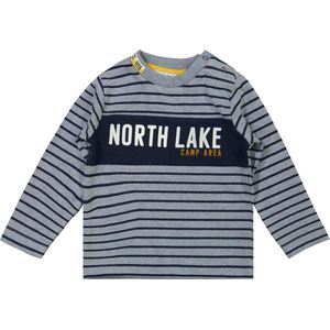 Dirkje - jongens  shirt -  Jeans Blue Navy - maat 68