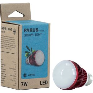 Parus by Venso E27 Kweeklamp ""Winter"" 7W 120 °, verbeterde fotosynthese en hogere chlorofylvorming, LED-groeilamp, groeilicht voor kamerplanten, groenten, bloemen