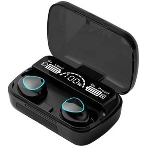 Draadloze Oordopjes Bluetooth 5.1 Hoofdtelefoon - M10 Touch Control Oordopjes Met Microfoon - Earphone Koptelefoon Gaming Headset Sport Oordopjes - Zwart