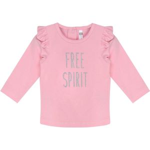 Ducky Beau Longsleeve Pink - T-shirt - Lange Mouwen - Meisjes - Roze - Maat: 50