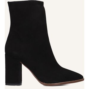 Notre-V 46936 Enkellaarsjes - Zwart - Suède - Dames